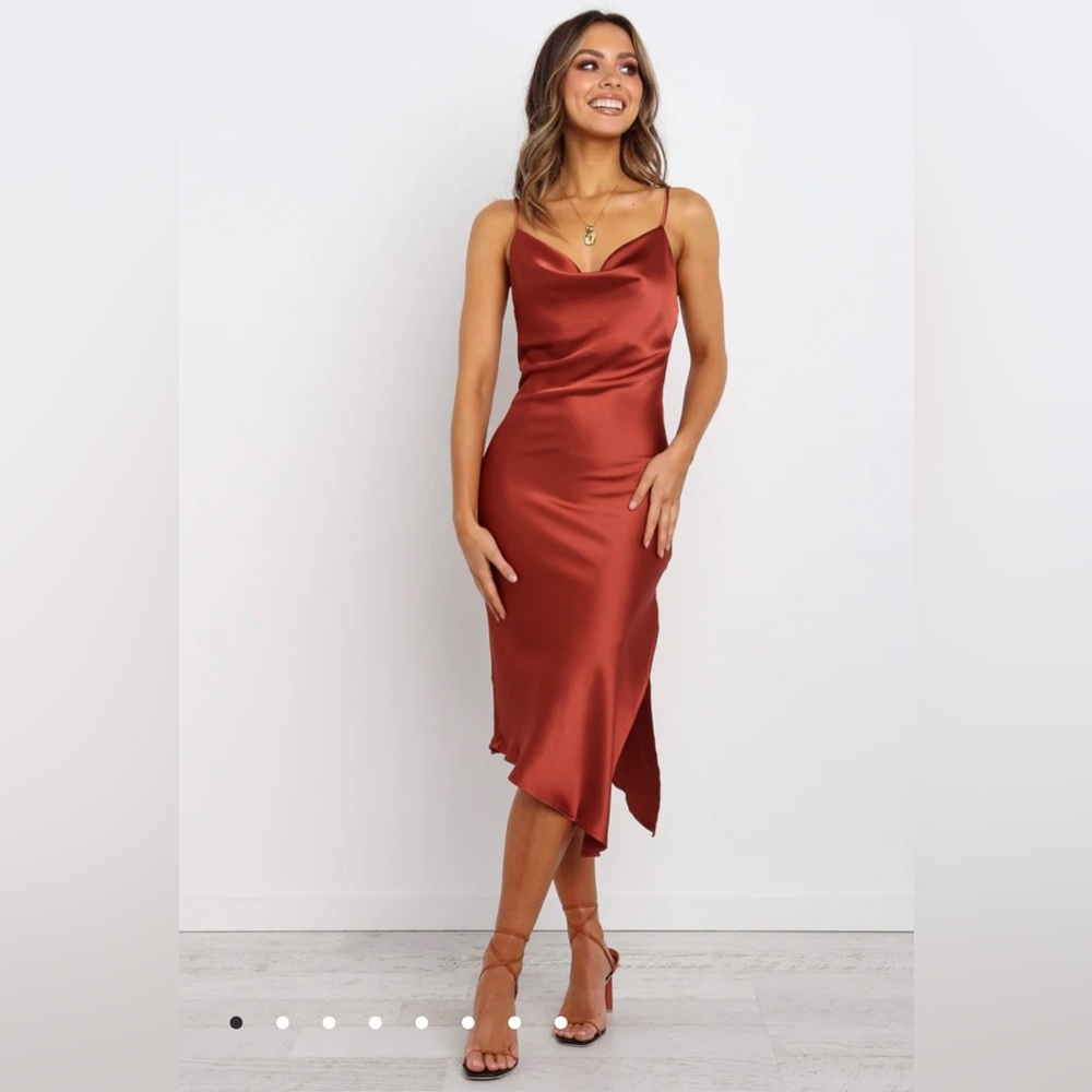 Petal + Pup Cyprus Dress in Rust….tags still on!! Never been worn!